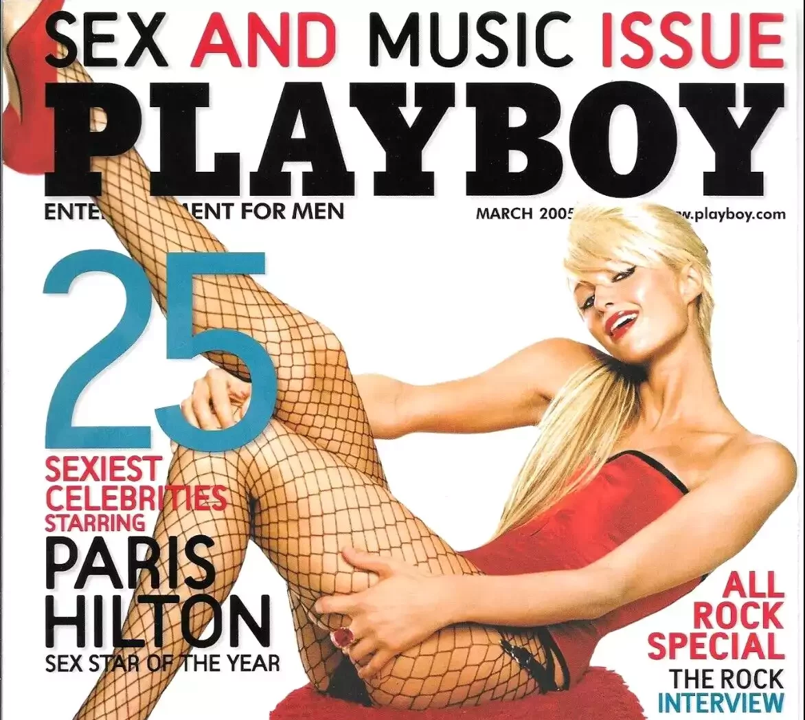 The infamous Playboy magazine cover